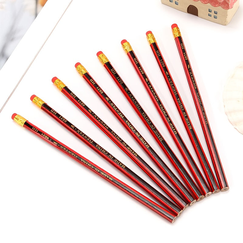 Luckins 100-Pack Premium HB Graphite Pencils with Erasers