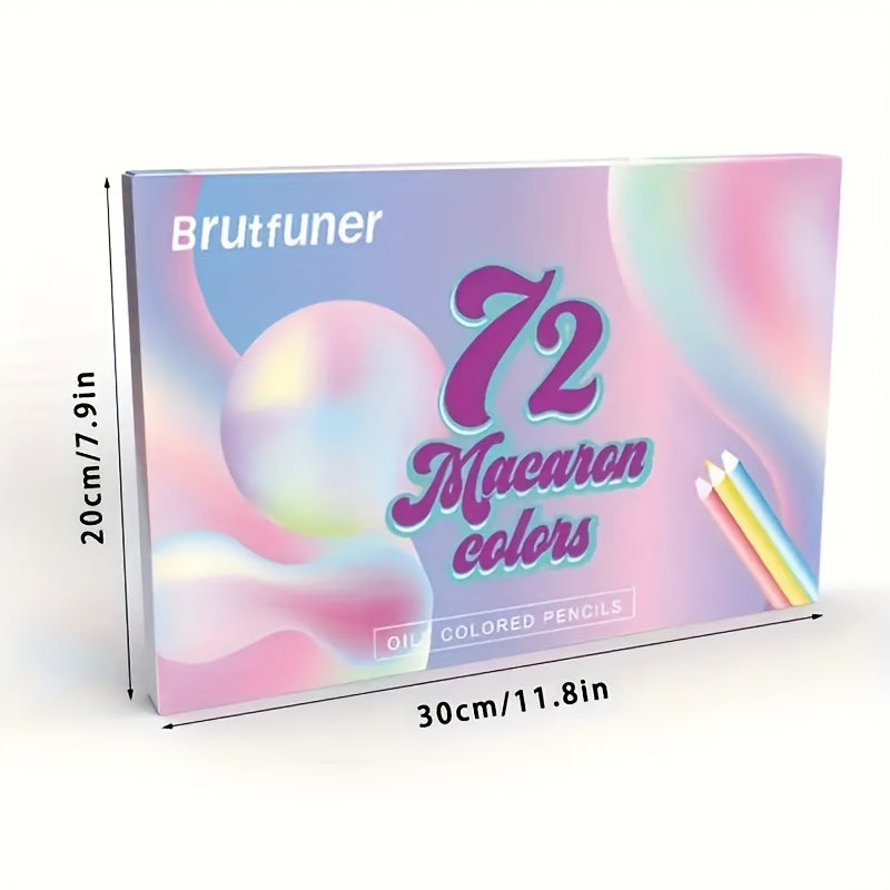 Luckins Macaron Oil-Based Colored Pencils Set, Soft Core Drawing Pencils