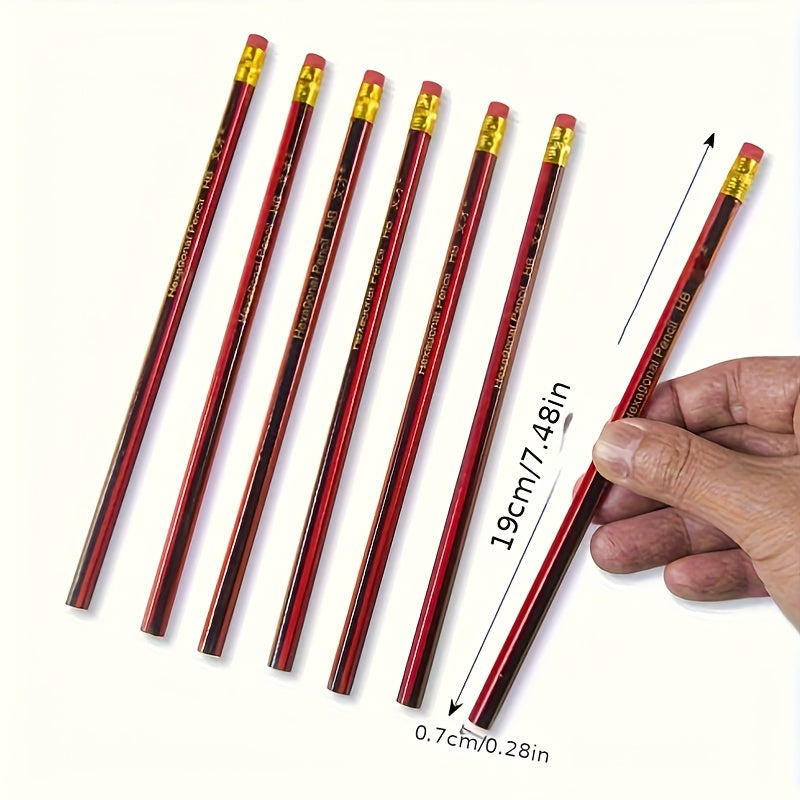 Luckins 100-Pack Premium HB Graphite Pencils with Erasers
