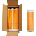 Luckins 150 Count Pre-sharpened #2 HB Wood-Cased Pencils, Bulk Box, Yellow