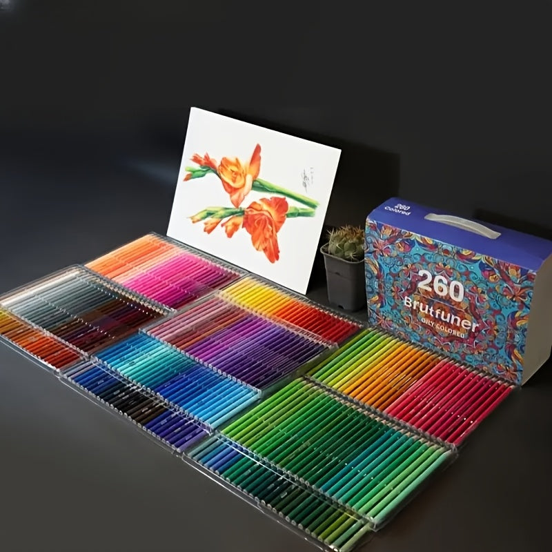 Luckins Professional Oil-Based Wood Colored Pencils Set for Sketching and Art Supplies