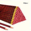 Luckins 100-Pack Premium HB Graphite Pencils with Erasers